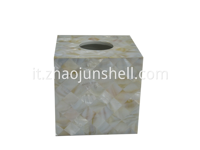 freshwater shell tissue box